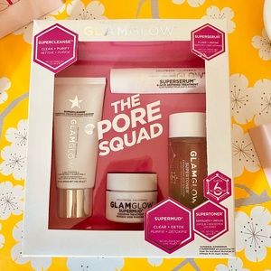 NWT GLAMGLOW The Pore Squad (Limited Edition with these FAB 4 products)!